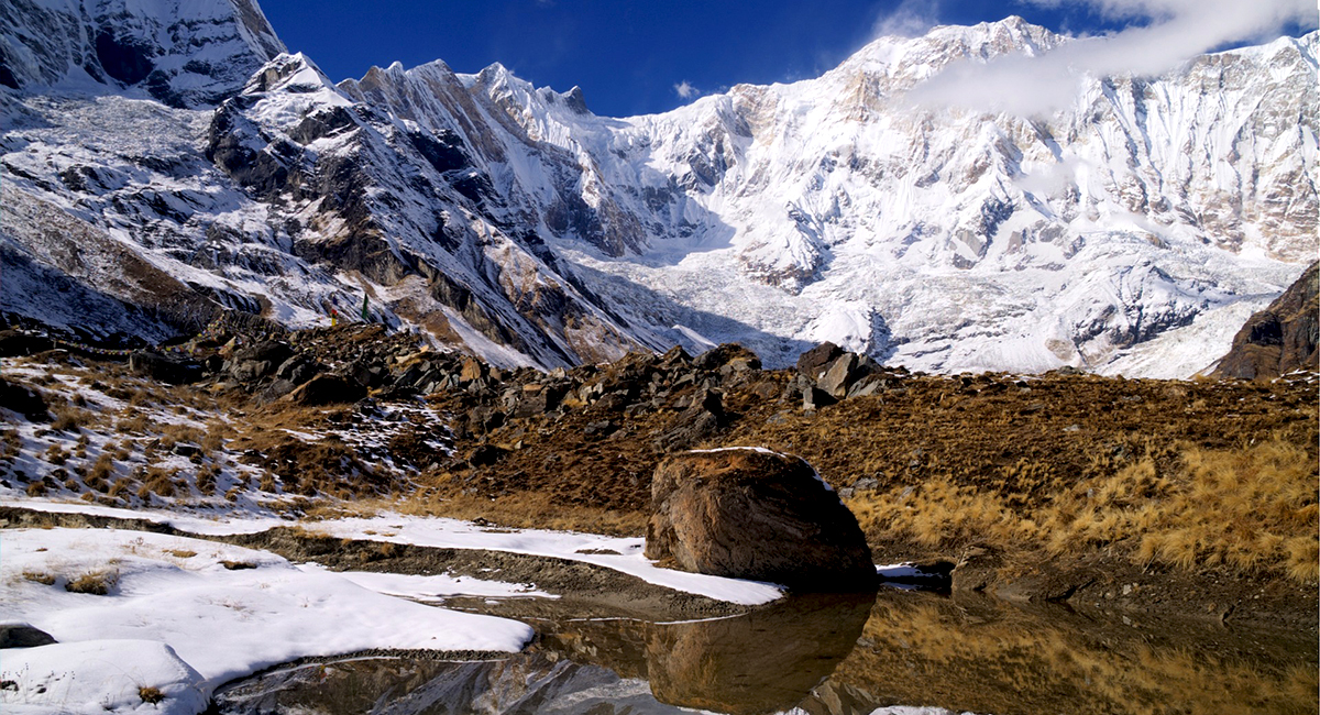 Sommet du massif des Annapurnas