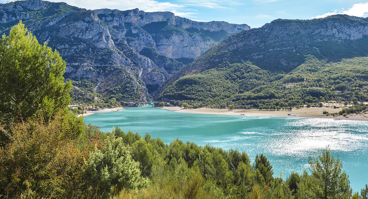 Lac de Sainte-Croix dans le Verdon