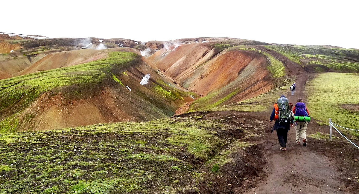 Itinéraire trek de Laugavegur
