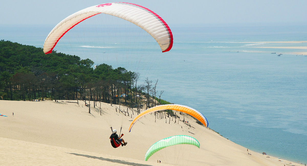 Baptème en parapente Dune du Pilat