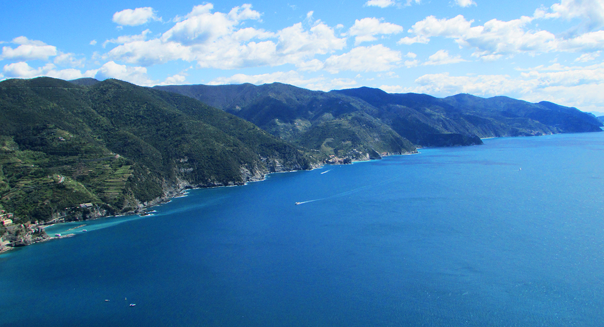 Vue sur les cinq terres