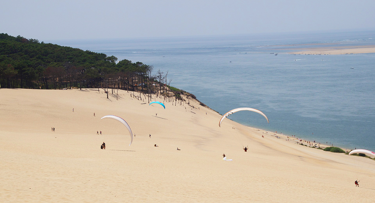 Baptême de parapente à la Dune du Pyla