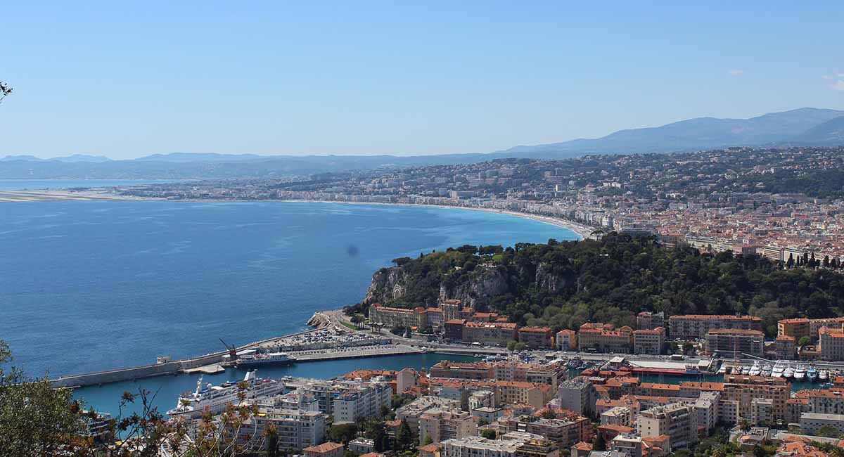 Eurovélo 8 en Méditerranée, Nice.  
