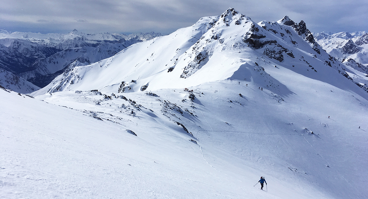 Initiation au ski de randonnée dans les Ecrins